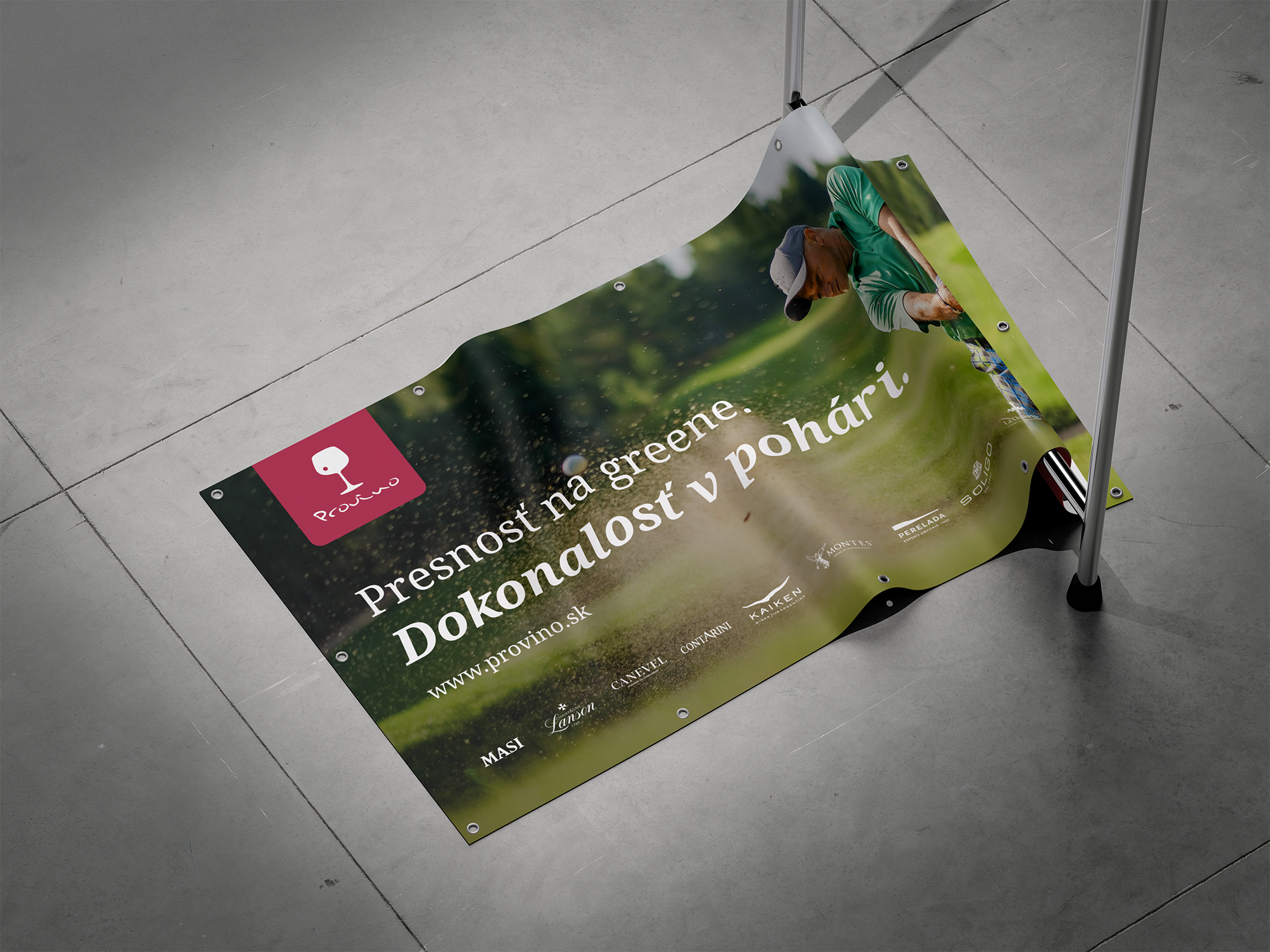 Banner na golfové ihrisko